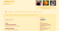 Desktop Screenshot of heilpflanzen-info.ch